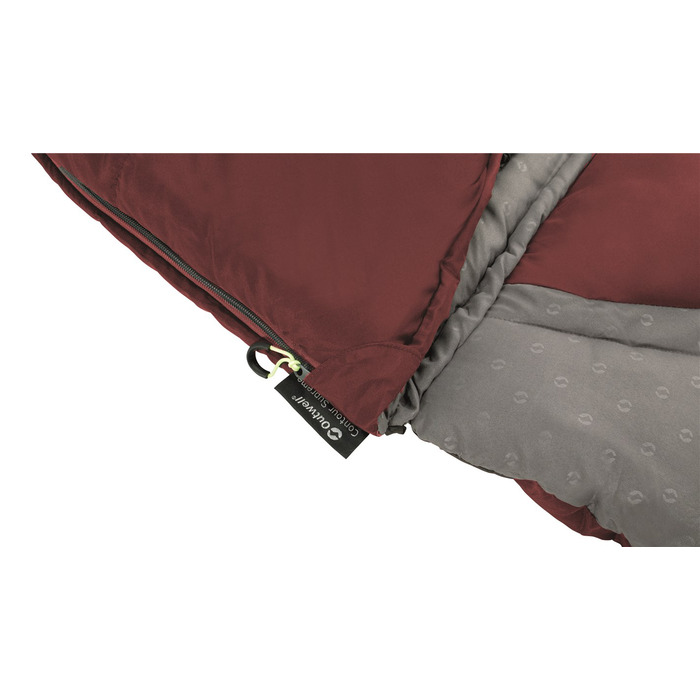 Спальний мішок Outwell Contour Lux Reversible/-3°C Red Left (230367)