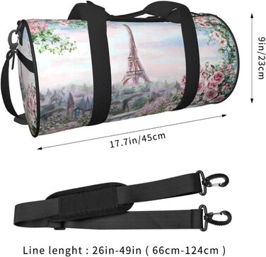 Дорожня сумка Паризький Ейфелевий для чоловіків та жінок, спортивна сумка, сумка-мішок