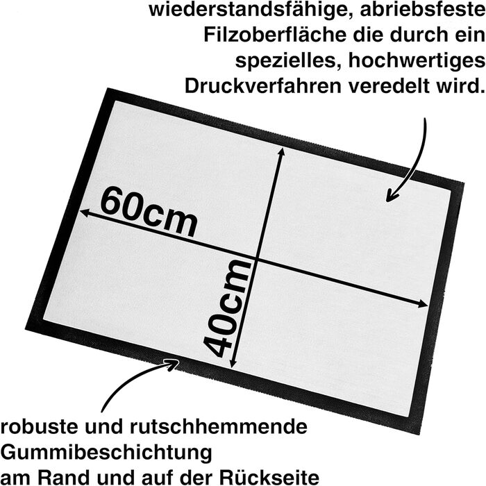 Килимок для вхідних дверей з щирим посланням для футбольних уболівальників Килимок для вхідних дверей з написом 60x40 см Тут живе вболівальник Дортмунда - Вхід на ваш страх і ризик у дні матчів Для використання в приміщенні та на вулиці Килимок для вхідни