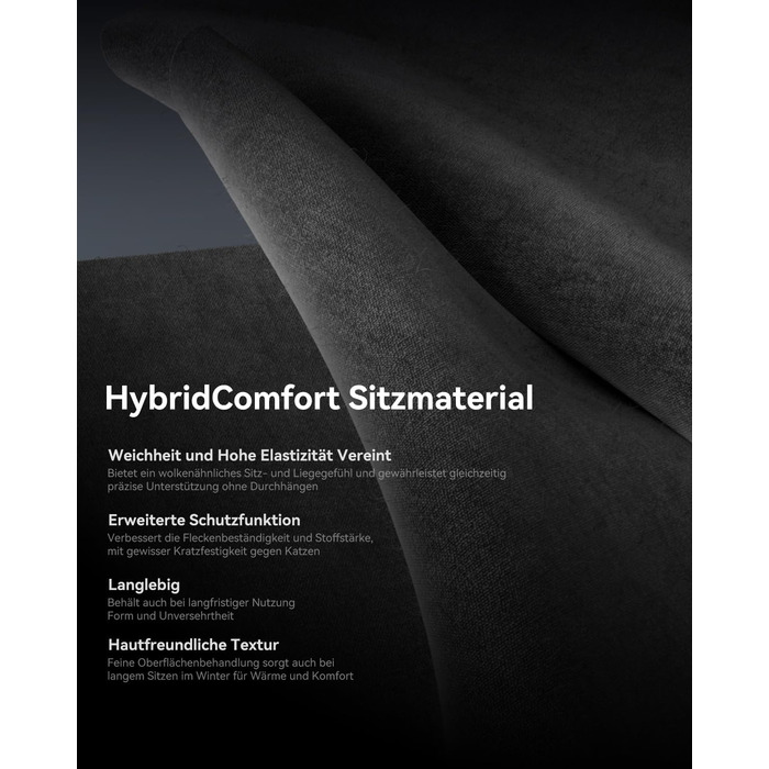 Ергономічне ігрове крісло AutoFull C3 Ігрове крісло з 2D підлокітниками, підставкою для ніг, підголівником та поперековою опорою Вантажопідйомність 150 кг Зручний тканинний чохол (чорний та білий)