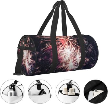 Дорожня сумка-циліндр Вибух, спортивна сумка для чоловіків та жінок, сумка-мішок, спортивна сумка