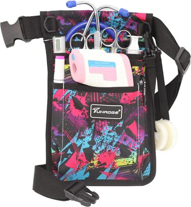 Сумка для зберігання медсестри Практична сумка на талії Кишенькова сумка медсестри Поясний органайзер Сумка для зберігання медсест