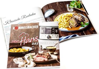 Електрична пароварка MD 1000 'MeinHans - оригінал - 14 автоматичних програм, регульованих від 40 C до 170 C, 2 рівні тиску пари, к