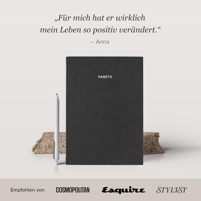 Планувальник Парето 2026 Ідеальна організація, досягнення цілей, підвищення продуктивності, розвиток корисних звичок Тижневий планувальник 2026, книжковий календар, щоденник, журнал успіху Schwarz Schwarz 26