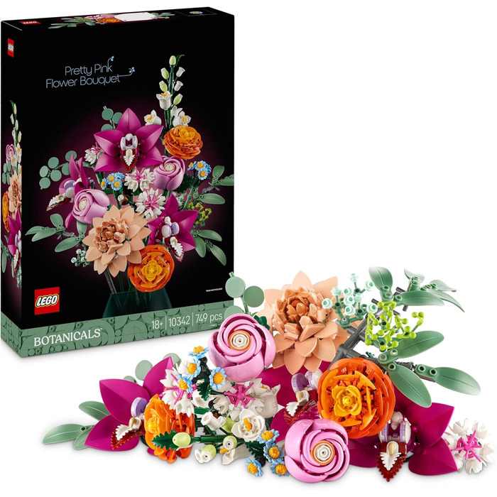 Конструктор LEGO Botanicals Гарний рожевий букет, 749 деталей
