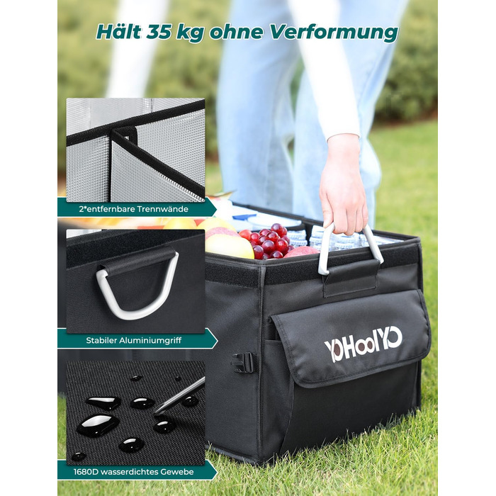 Органайзер для багажника автомобіля Сумка для багажника автомобіля Автомобільна коробка Автомобільна коробка Складана коробка Сумк