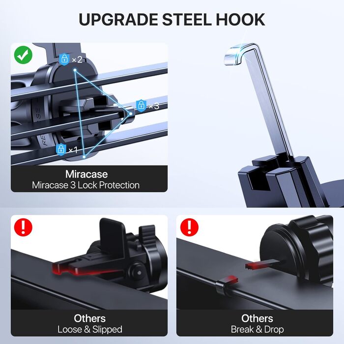Тримач для мобільного телефону автомобільний тримач для мобільного телефону для вентиляції автомобіля Універсальний автомобільний