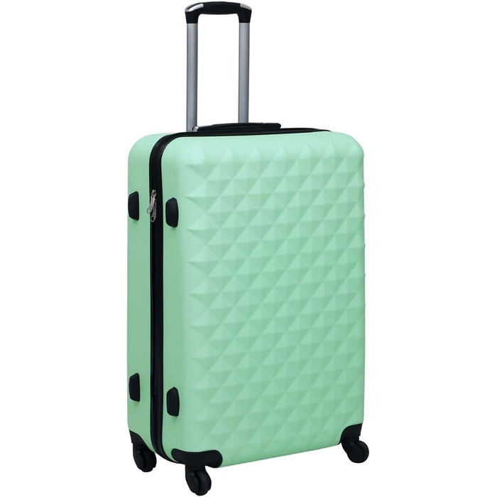 Набір валіз 2 шт. Бортова валіза, валіза для подорожей, валіза на колесах, валіза з твердим корпусом, органайзер для валізи, мятний ABS