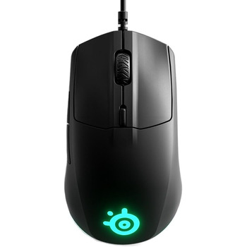 Ігрова миша SteelSeries Rival 3 - оптичний сенсор TrueMove Core з 8500 CPI - 6 програмованих кнопок - USB - роздільні кнопки запус