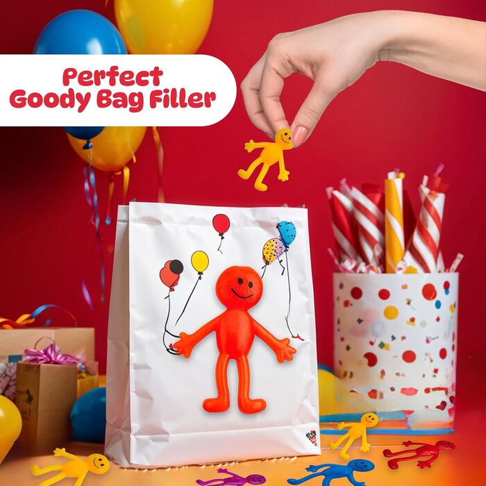 Гнучкі гумові чоловічки Slime, які розтягуються, 36 елементів, смішні кольори, гумові чоловічки Sticky, Stretchy, Slimy, Fidget To