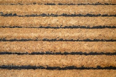 Килимок для дверей Kai Wiechmann преміум-класу з гуми та кокосу, прямокутний, 76 x 46 см, міцний