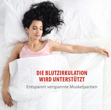 Ковдра з підігрівом Alpina - 80 x 150 см - Підковдра з підігрівом 60 Вт - Ковдра з підігрівом та 3 режимами нагріву - Можна прати в пральній машині на циклі для вовни - Клас захисту II - Поліестер - Білий