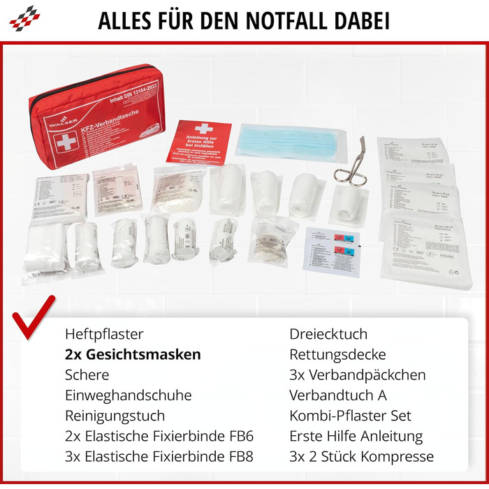 Автомобільна аптечка WALSER, автомобільна аптечка award very good*, автомобільна аптечка 2024, автомобільна аптечка, автомобільна