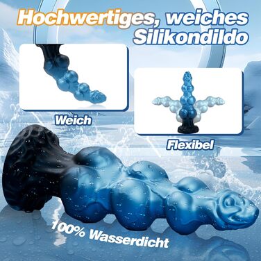 Фалоімітатор xaxaland, 24 см, силіконовий, з потужним присоском