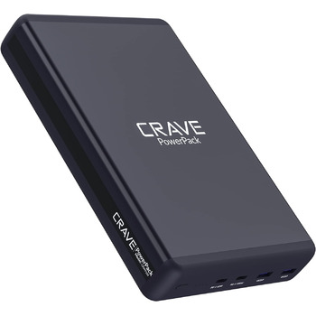 Портативний зарядний пристрій PowerPack блок живлення PD 3.0 USB-C 60W швидка зарядка QC 3.0 два порти для MacBook, iPhone, Samsun