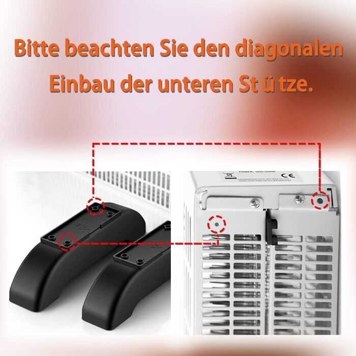 Конвекторний радіатор DONYER POWER 2000 Вт з регульованим термостатом (не минулорічний) бежевий