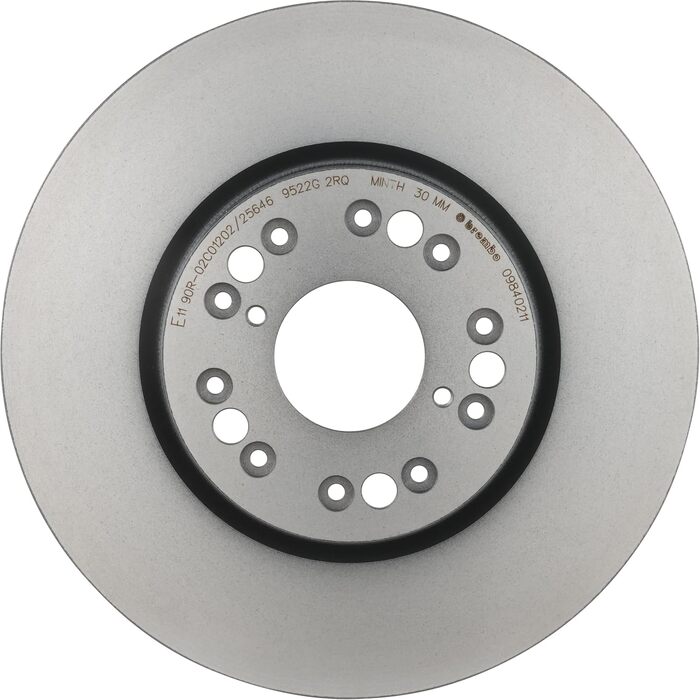 Задні гальмівні диски Brembo 08.N123.11 з UV-покриттям, 2 шт.