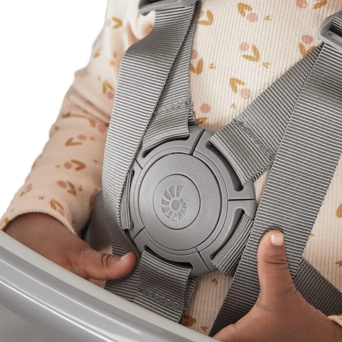 Дитячий стільчик для годування Ergobaby Evolve 2-в-1 ергономічний дитячий стільчик для годування, росте разом з вашою дитиною від 6 місяців, дитячий стільчик для годування з 5-точковим ременем безпеки, дитячий стільчик для годування з регульованим сидіння