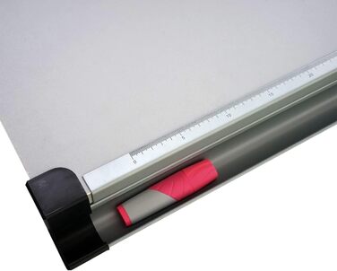 Стіл Mendler дитячий/молодіжний шкільний шкільний стіл офісний стіл Оксфорд, регульований по висоті, з можливістю нахилу - сірий