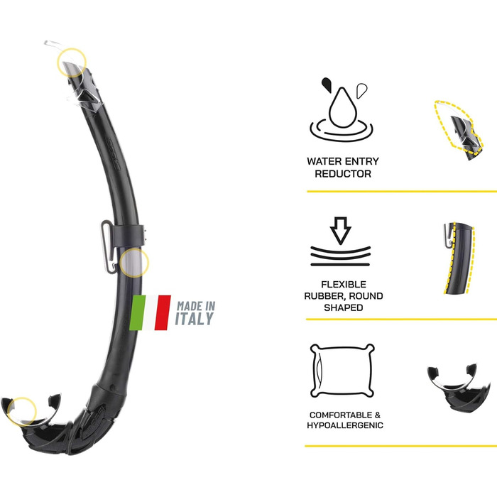 Самоа для дайвінгу та сноркелінгу - маска або комплект Самоа, маска Самоа трубка, Мексика, один розмір, унісекс комплект для дорослих, маска трубка, чорний/чорний