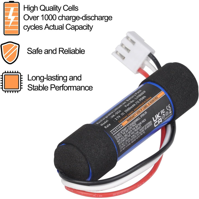 Замінний акумулятор 3500 мАг, сумісний з бездротовою Bluetooth-колонкою Harman Kardon Onyx Studio1/2/3/4 LI11B001F HK-OS4