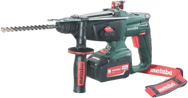Акумуляторний відбійний молоток Metabo KHA 18 LTX (600210500) 18 В 2 шт. Li-Ion зарядний пристрій ASC 55 metaBOX 165 L, тип акумул