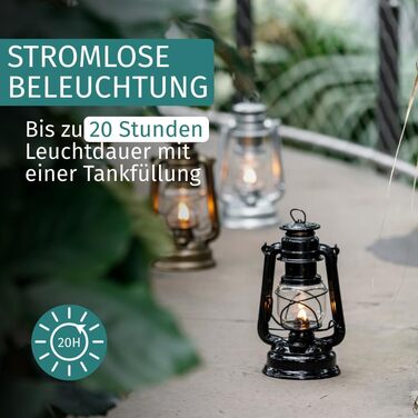 Ліхтар Feuerhand Storm Baby Special 276 Rose - Для саду, кемпінгу та балкону - традиційна гасова лампа - з часом горіння 20 годин - Зроблено в Німеччині