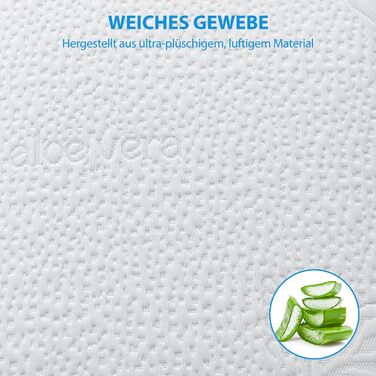 Подушка BedStory з піни з ефектом пам&39яті 60x40 см 13 см - Ергономічна подушка для підтримки шиї - Дихаюча подушка зі знімним та пральним чохлом - Подушка Visco, сертифікована Oeko-Tex, 604013 см