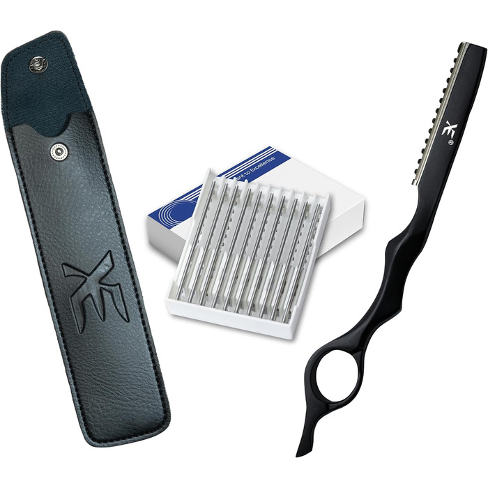 Бритва XE Hair Styling Barber Thinning Razor - гребінець із нержавіючої сталі, ідеальна бритва для укладання піря, бритва для структурування волосся та шарування для салонного та домашнього використання