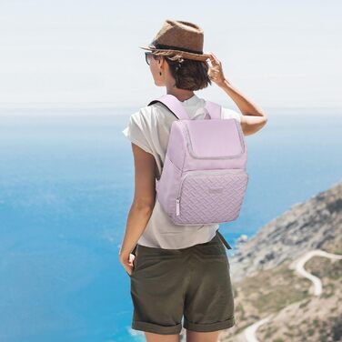 Жіночий рюкзак-холодильник 17 л, маленький терморюкзак, ізольований рюкзак-холодильник для кемпінгу, пікніка, пляжу, фіолетовий