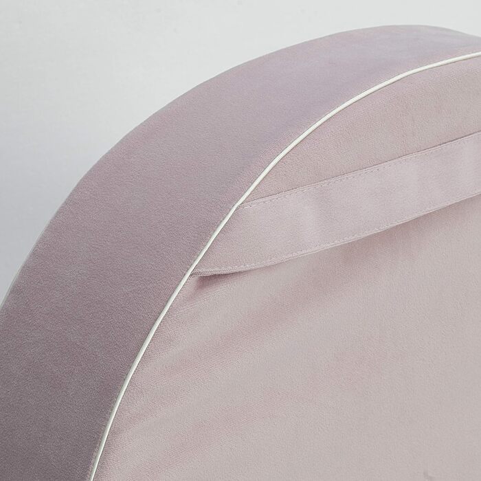 Дитяче крісло від 1 року - Дитяче крісло - Міцне, зручне, виготовлене з пінопласту - зі знімним велюровим чохлом, можна прати - Подарунок на 1-й день народження для дівчаток, хлопчиків - Пастельно-рожевий