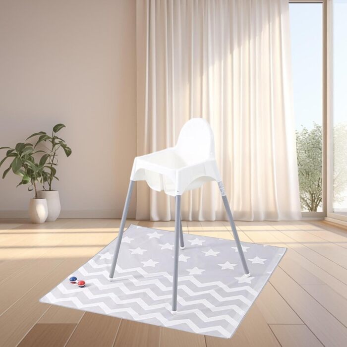 Sharplace Baby High Chair Stain Mat, Baby Feeding Cushion Dirty Weatherproof Mat Double Layer Splat Travel Cushion, Style C, Sharplace Baby High Chair Stain Mat, Baby Feeding Cushion Dirty Weatherproof Mat Double Layer Splat Travel Cushion, Style C