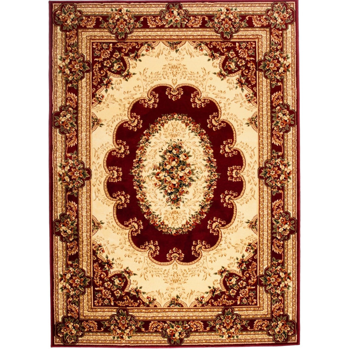 Килим Oriental Red 300 x 400 см Орнамент Контурний виріз Візерунок Iskander Collection 300 x 400 см Червоний