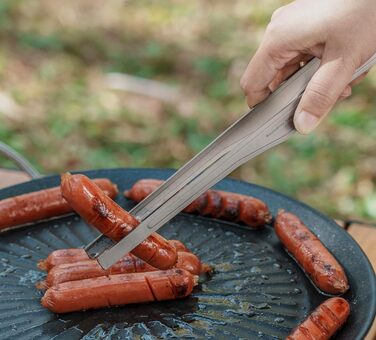 Щипці для кухонного гриля Титановий затискач для гриля для чайної чашки Щипці для смаження Пінцет без опіків Багатофункціональний