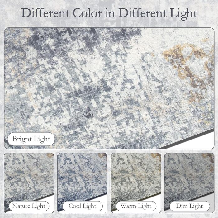 Сходинки Tiveney для дерев&39яних сходів, нековзні, 20,3 x 76,2 см, сіра гумова основа, миються, багаторазові, килимове покриття для сходів, килими, використання в приміщенні, безпечні сходинки для дітей, 8&39 x 30&39 сірого кольору 15