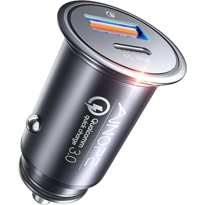 Прикурювач USB C автомобільний зарядний пристрій 12v USB адаптер автомобільний зарядний пристрій штекер автомобільний зарядний при