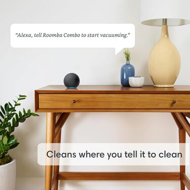 Робот-пилосос iRobot Roomba Combo i5 (i5572) з автоматичною всмоктувальною станцією, з підтримкою WLAN, інтелектуальною навігацією