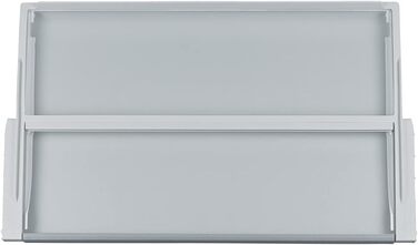 Скляна полиця для холодильника Bosch Siemens 743197 (443x430 мм) - оригінальна, розділена на дві частини. Підходить для Neff, Balay, Constructa.