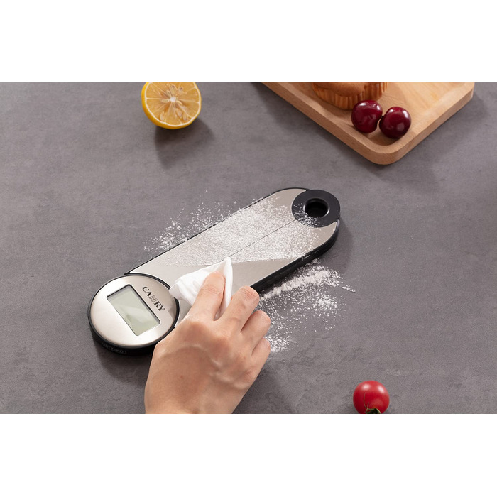 Цифрові електронні складні кухонні ваги для подорожей, кемпінгу на ходу, складні кухонні ваги, що беруться з собою, 5 кг / 11 фунт