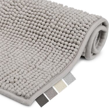 Килимок для ванної Beautissu нековзний 70x120 см синельний килимок для ванної кімнати великий пухнастий килимок для ванної нековзн