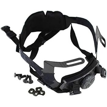 Тактичний швидкий шолом регульований ремінь полювання військова гра шолом внутрішній блокувальний ремінь система військових страйкбольний шолом аксесуар чорний