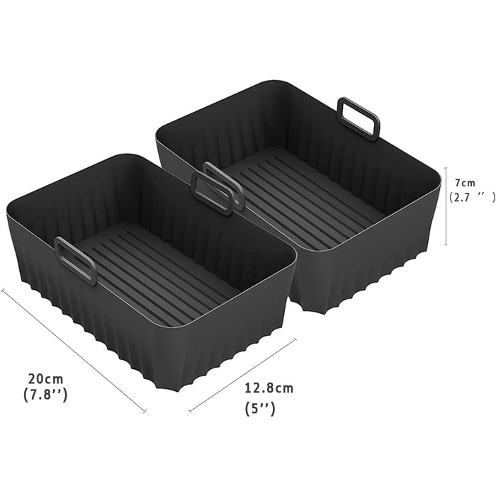 Аксесуари для фритюрниці Ketilrub - Аксесуари для фритюрниці Ninja AF300EU AF400EU 9.5 л, для Ninja Foodi Max Dual Zone, аксесуари для фритюрниці Ninja, Innsky, Princess Air Fryer (12 шт. )