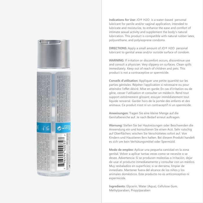 Змазка System JO H2O 60 мл без парфумів 60 мл (1 упаковка)