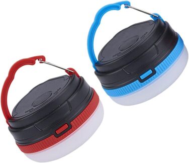 Комплекти електричних кемпінгових ліхтарів 6 кемпінгових ламп з абажуром червоного кольору для кемпінгу, намету, човна, риболовлі 2 шт. * 3 як зображено x 3 шт. середній x 3 шт., 3