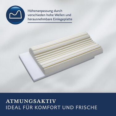 Подушка для шиї Billerbeck LATEXI - розмір подушки для шиї приблизно 40 x 80 см подушка з литою латексною серцевиною регульована по висоті