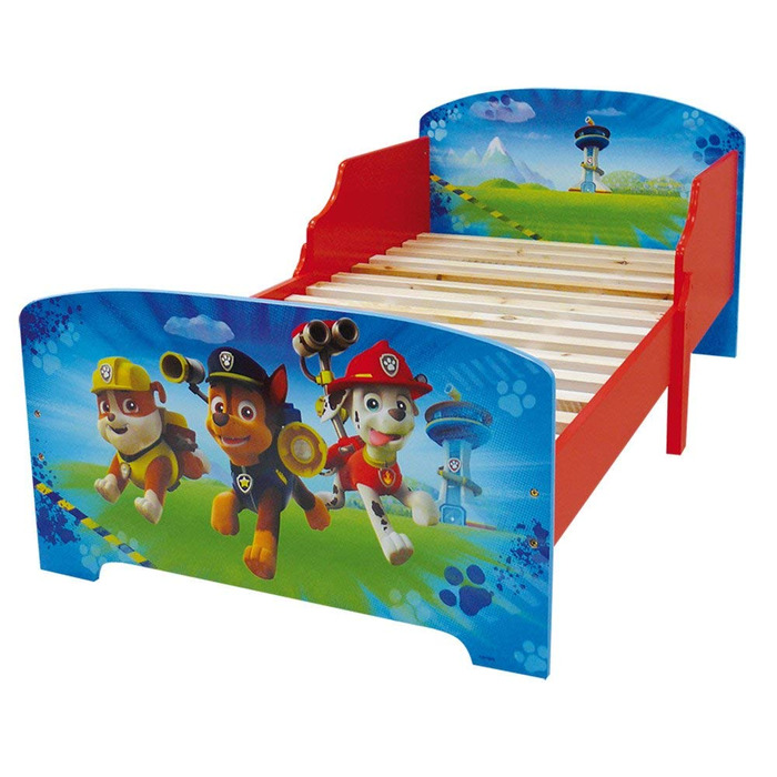 Дитяче ліжко Fun House 712532 Paw Patrol, з дерев&39яними ламелями, МДФ, синє, 140 x 70 x 59 см