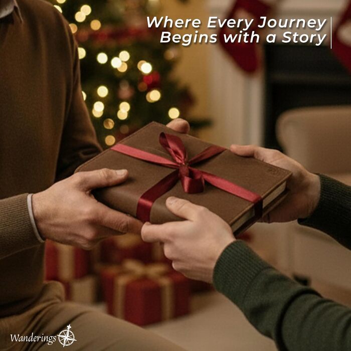 Планер Wanderings зі шкіри A5 сільський багаторазовий щоденник на 6 кілець органайзер ручної роботи зі справжньої шкіри сумісний з Filofax. 100 аркушів, 200 сторінок у лінійку 6&39 x 8,5&39 / 22 x 15 см