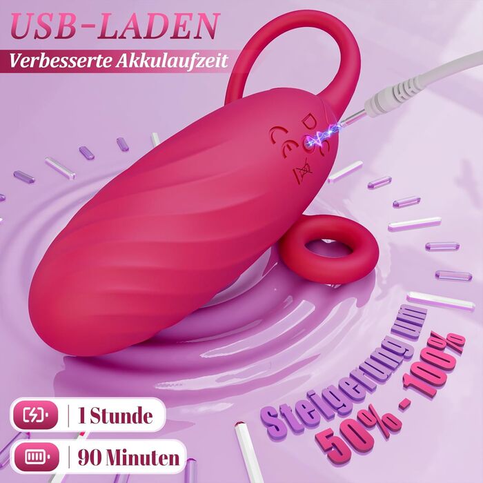 Вібратор для жінок Cacuola,  пульт дистанційного керування, рожевий