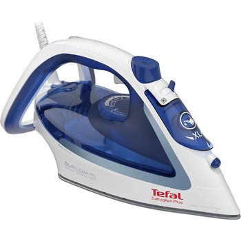 Парова праска Tefal FV5736 Easygliss (2500 Вт, додатковий паровий удар 220 г/хв, об'єм резервуара 270 мл) синя/біла 220 г/хв паров