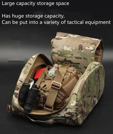 Тактичний шолом для зберігання сумка чохол м&39який рюкзак велика ємність носити швидко носити шолом мотоцикл страйкбол пейнтбол полювання зелений